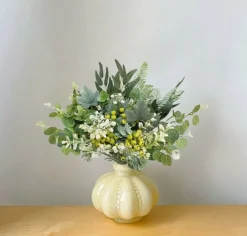 78-Piece Artificial Greenery Stems Set – Lifelike Faux Leaves for DIY Wedding Bouquets, Table Centerpieces, and Floral Arrangements