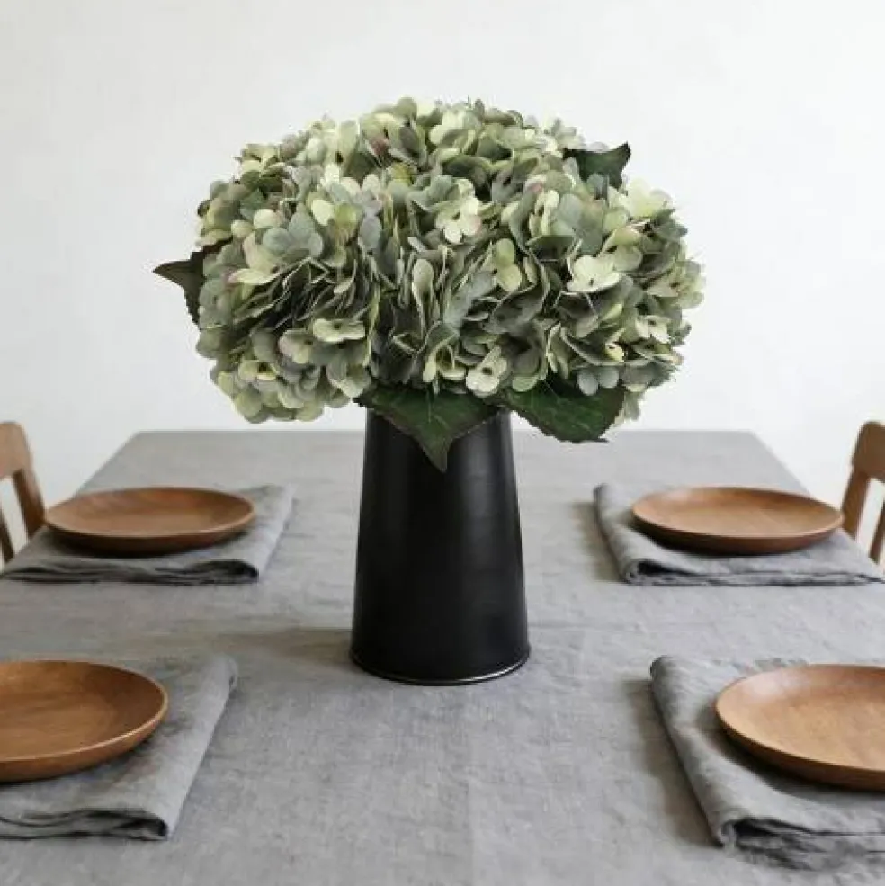 6-Piece Artificial Silk Hydrangea Flowers with Stems for Wedding & Home Décor