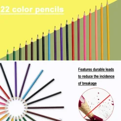 132-Piece Art Set, Deluxe Professional Color Set, Art Kit for Kids and Adult, With Compact Portable Case