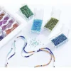 5 Piece Bead Clear Organizing Storage Containers for Small Beads, Crystals, Fasteners, and More, Medium