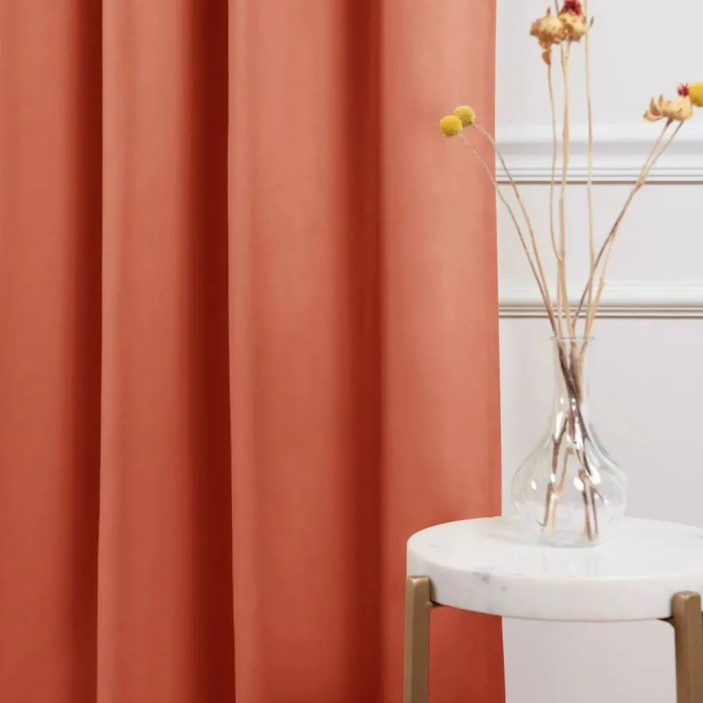 2-Piece Blackout Curtains with Tiebacks and Rod Pocket Design Thermal Insulated and Machine Washable