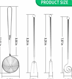 4-Piece Chocolate Dipping Tool Kit – Forks & Skimmer for Handmade Desserts