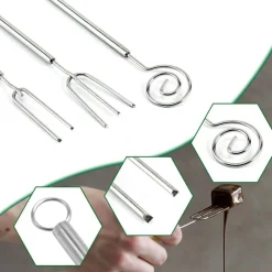 4-Piece Chocolate Dipping Tool Kit – Forks & Skimmer for Handmade Desserts