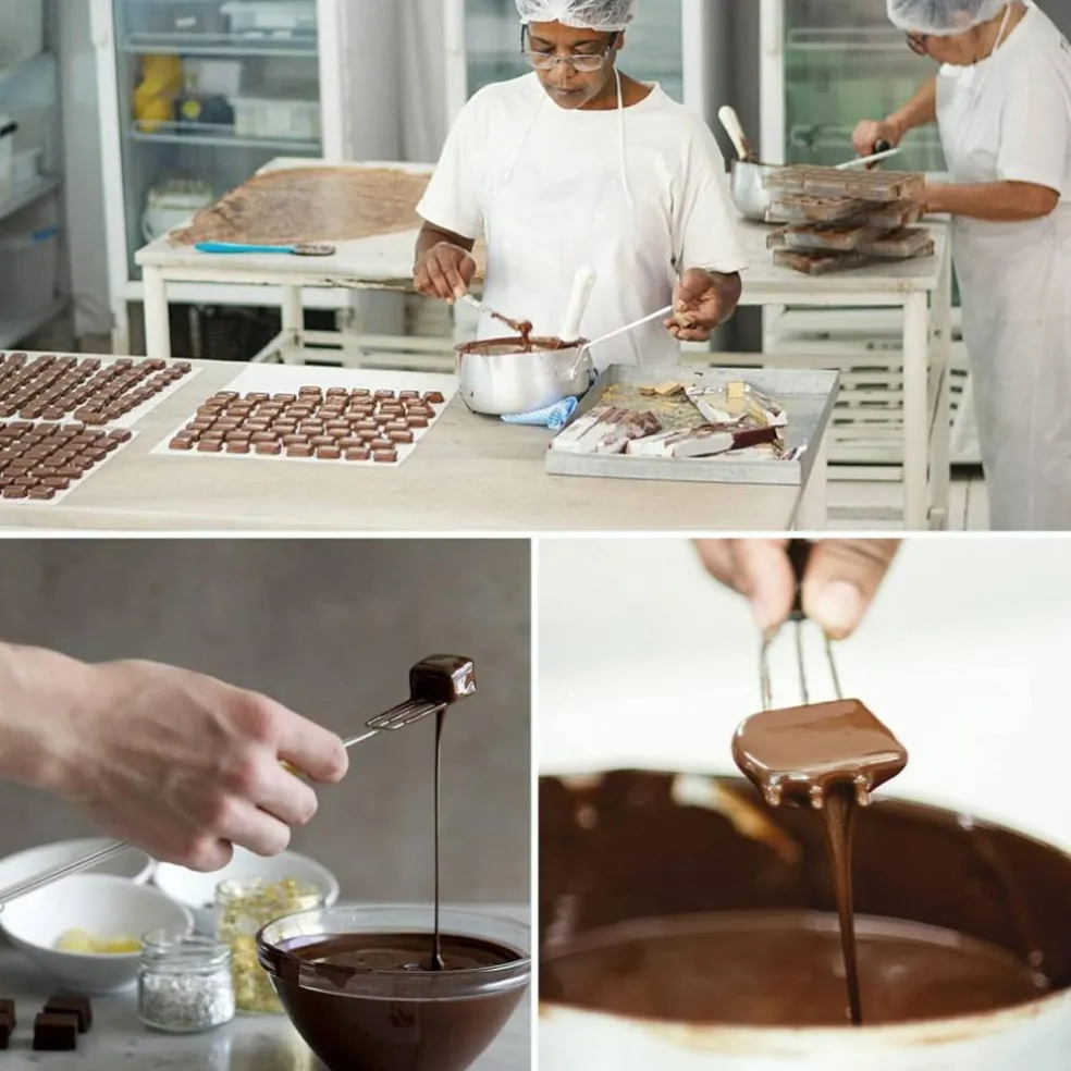 4-Piece Chocolate Dipping Tool Kit – Forks & Skimmer for Handmade Desserts