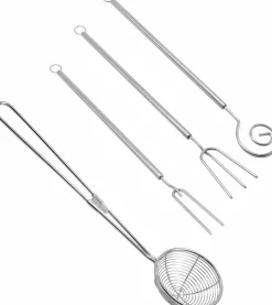 4-Piece Chocolate Dipping Tool Kit – Forks & Skimmer for Handmade Desserts