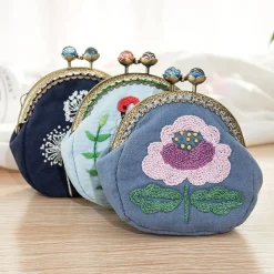 121-Piece Complete Embroidery Starter Kit – 16 Pcs Linen Fabric Squares (19x19") – 100 Vibrant Embroidery Floss Skeins – 5 Bamboo Embroidery Hoops – Full Needlework & Cross Stitch Supply Set
