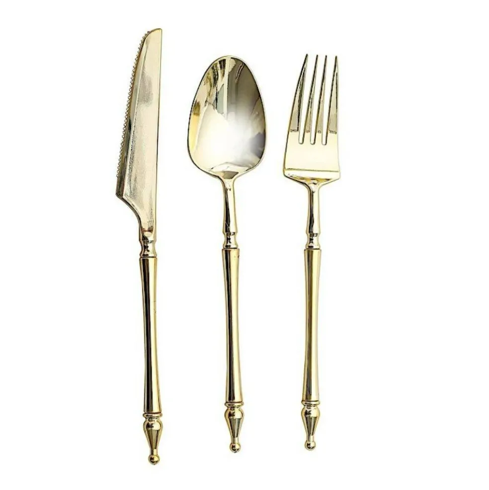 24-Piece Disposable Plastic Cutlery Set