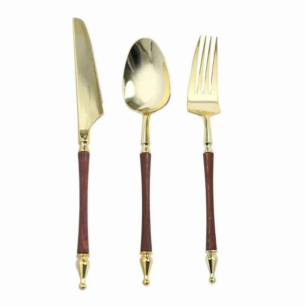 24-Piece Disposable Plastic Cutlery Set