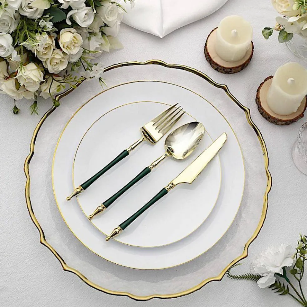24-Piece Disposable Plastic Cutlery Set