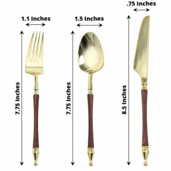 24-Piece Disposable Plastic Cutlery Set