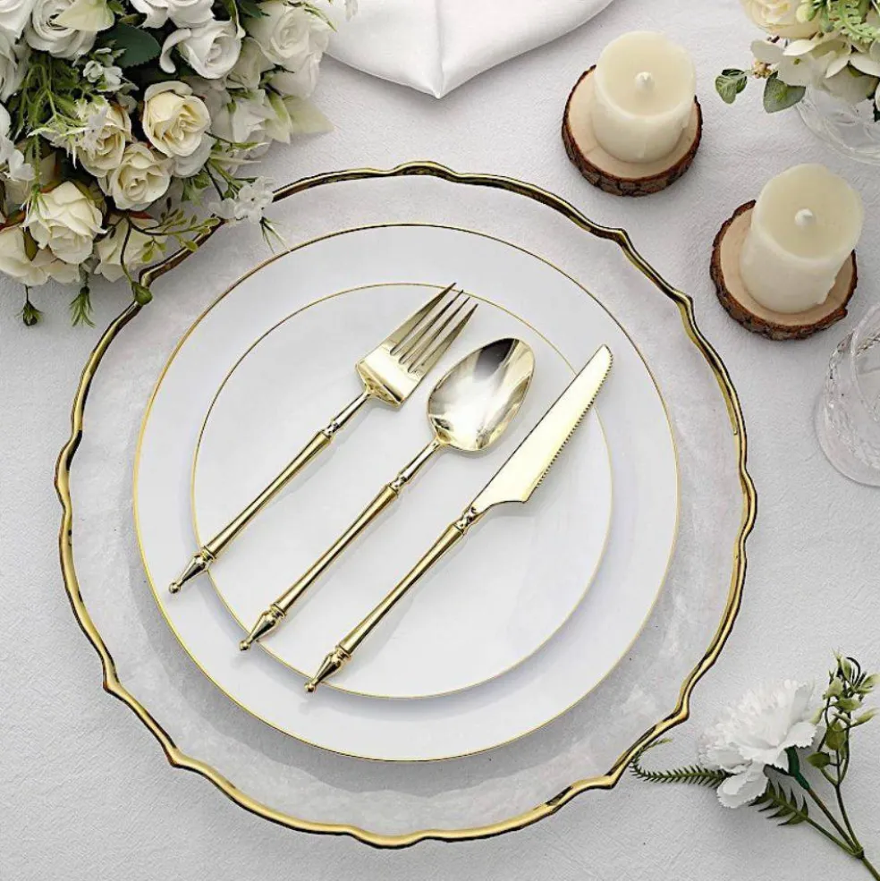 24-Piece Disposable Plastic Cutlery Set