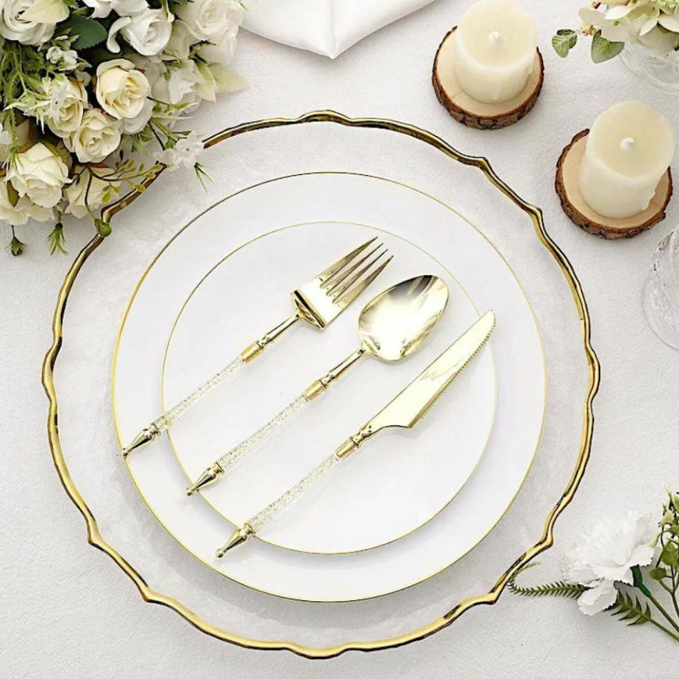 24-Piece Disposable Plastic Cutlery Set