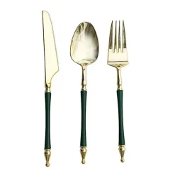 24-Piece Disposable Plastic Cutlery Set