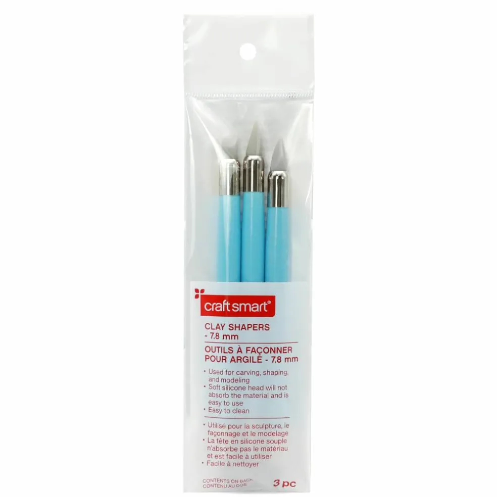 3-Piece Dual-Tip Clay Shapers by Craft Smart®