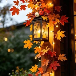 2-Piece Fall LED Candle Lanterns