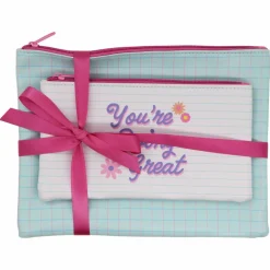 2-Piece Gift Zipper Pouch Set by B2C™