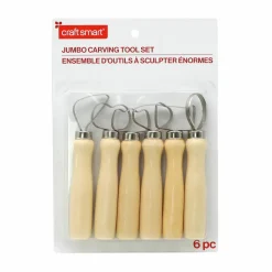 6-Piece Jumbo Clay Carving Tool Set by Craft Smart®