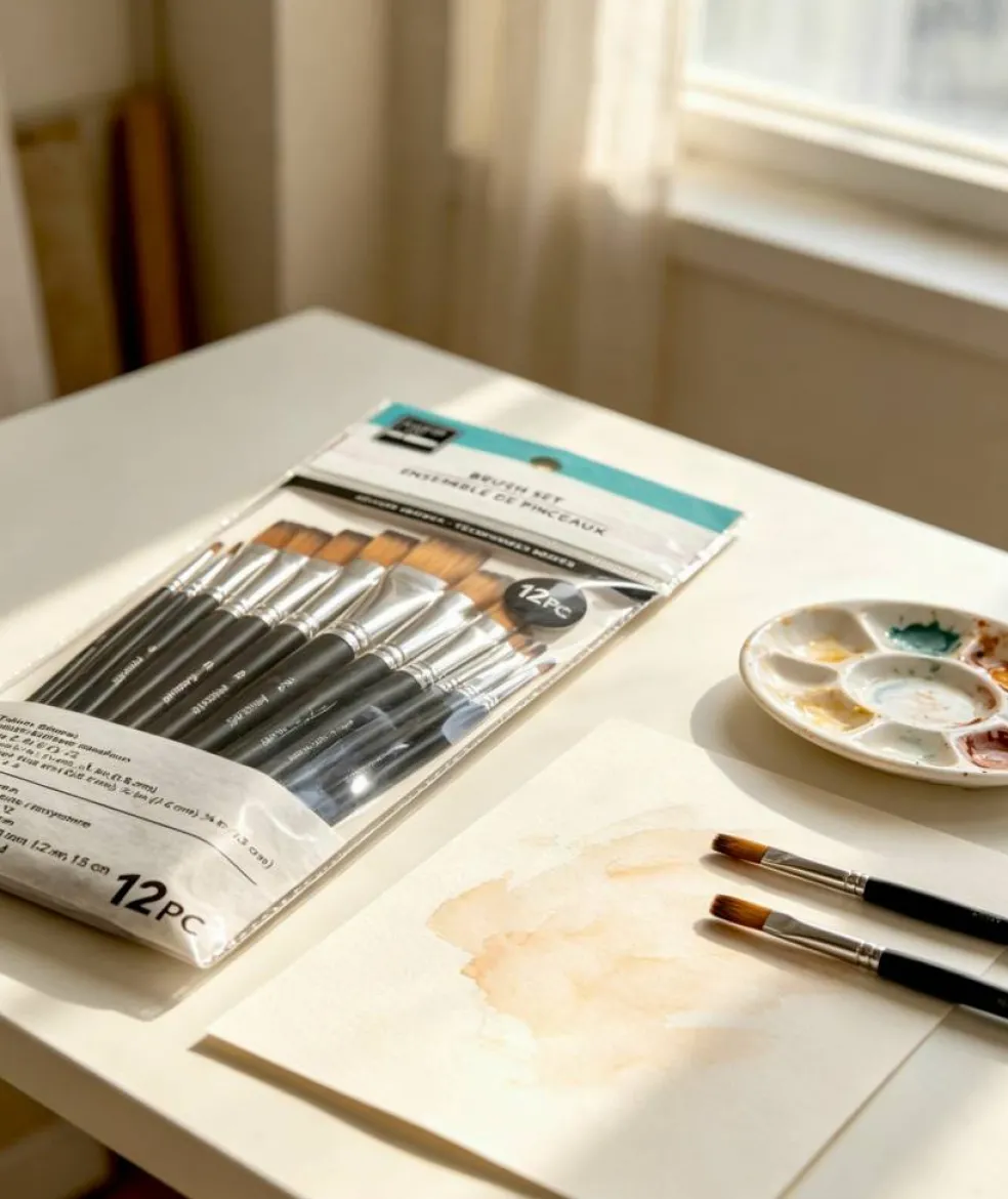 12 Piece Mixed Media Taklon Brushes by Artist's Loft®