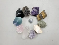 10 Piece Raw Healing Crystals Starter Gift Set