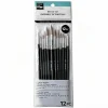 12 Piece Round & Liner Mixed Media Taklon Brush Set by Artist's Loft®