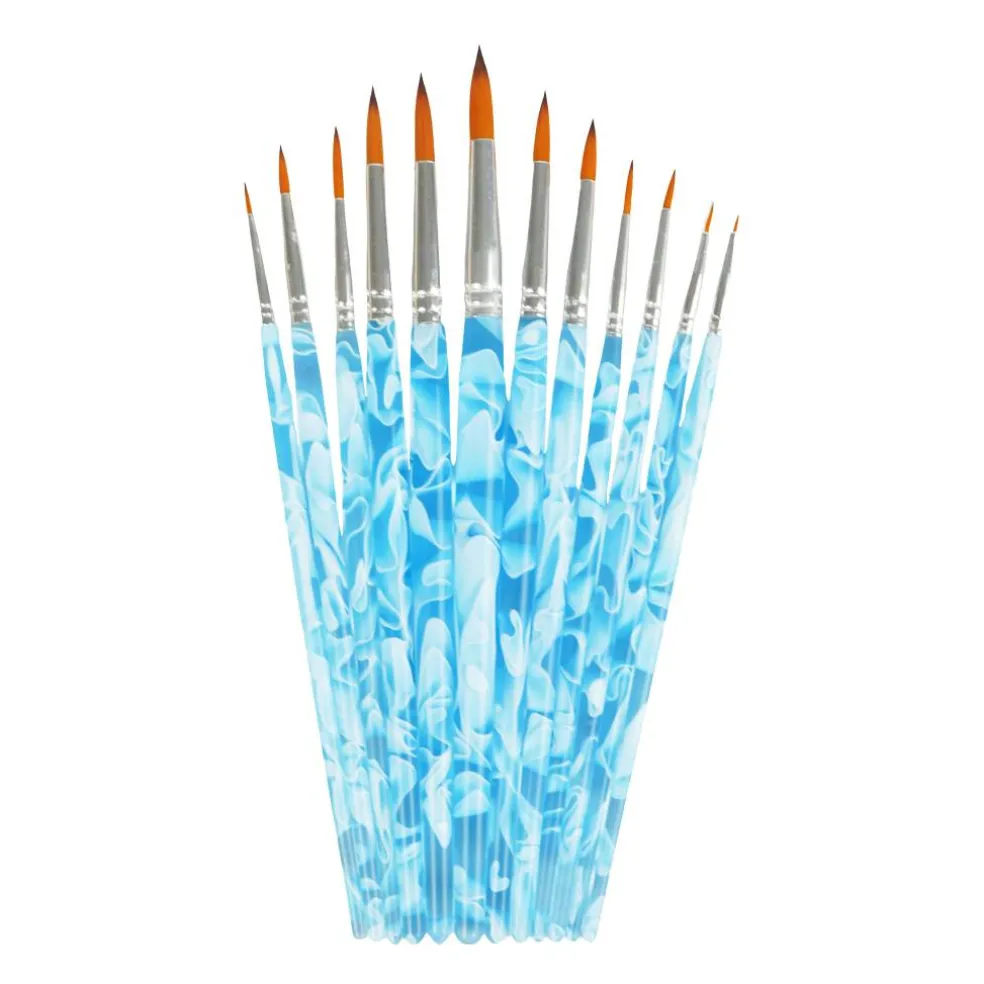 12 Piece Round Watercolor Taklon Brush Set by Artist's Loft®