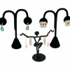 11 Piece Set Black Velvet Jewelry Displays Busts