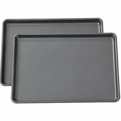 2 Piece Set Easy Layers Sheet Cake Pan, , Rectangle Steel Sheet Pan