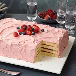 2 Piece Set Easy Layers Sheet Cake Pan, , Rectangle Steel Sheet Pan