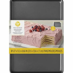 2 Piece Set Easy Layers Sheet Cake Pan, , Rectangle Steel Sheet Pan