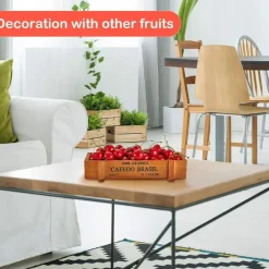 50 Pieces Fake Cherries Artificial Fruit Decorations