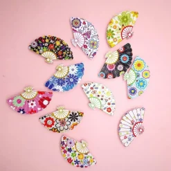 4 Pieces Fan Needle Minder,Magnetic Pin Holder for Cross Stitch, Needlework and Embroidery Accessories,Magnetic Needle Nanny