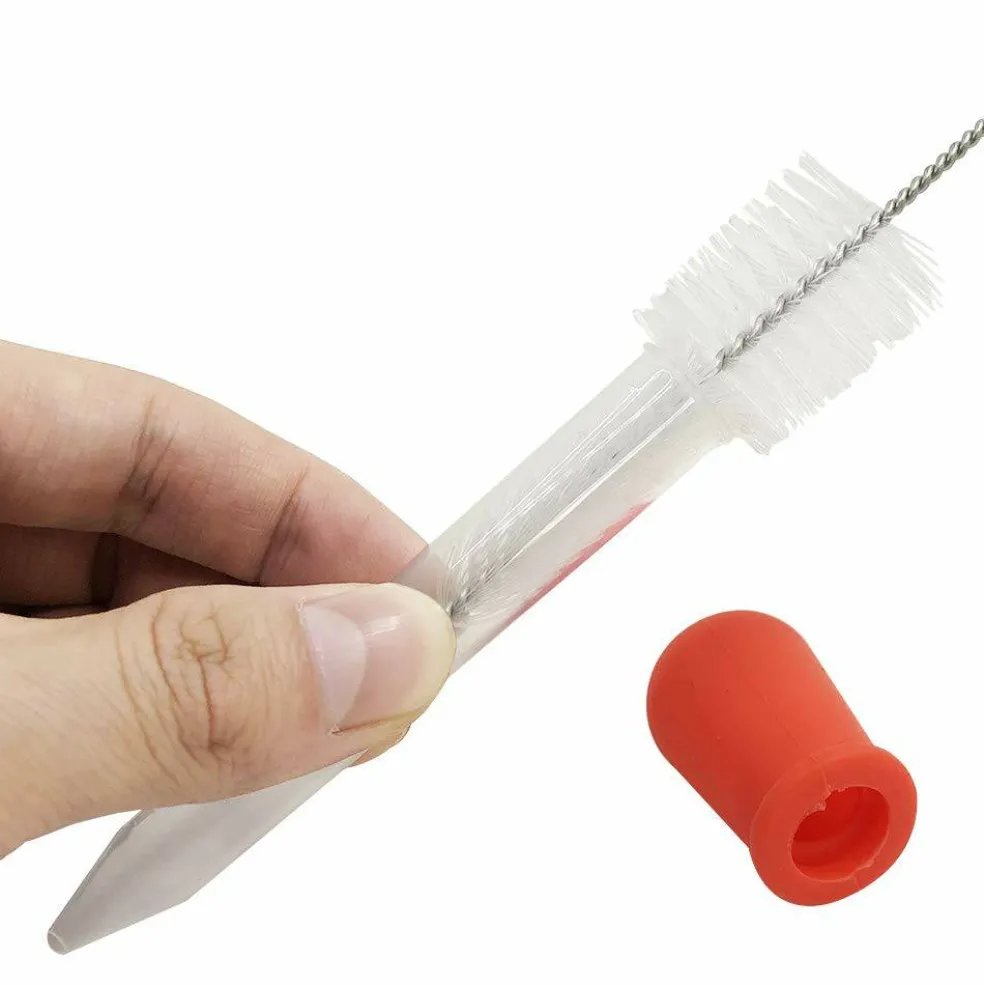 10 Pieces Liquid Droppers & 2 brushes, AIFUDA Silicone and Plastic Pipettes with Bulb Tip for Candy Mold (7 Colors)