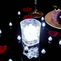 100 Pieces Mini Round LED Ball Lamp Balloon Light,Long Standby Time Ball Balloon Lights for Paper Lantern Balloon Light Party Wedding Decoration,Party Birthday,Festival Decorative Lights(White)…