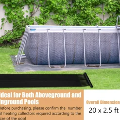 2-Piece Solar Pool Heater for Above Ground Swimming Pools