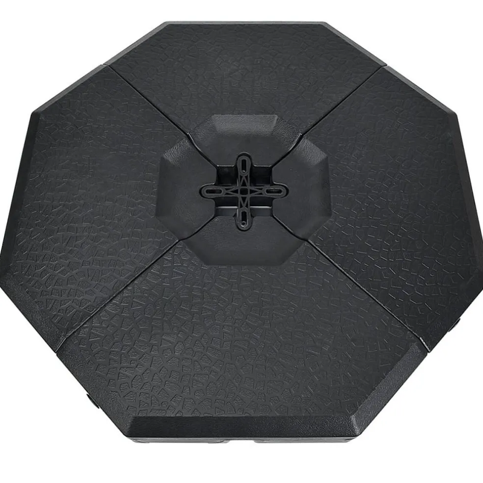 4 Pieces Patio Cantilever Offset Umbrella Weights Base Plate Set