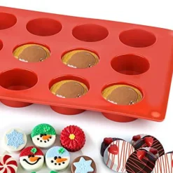 3 Pieces Small Round Cylinder Silicone Mold for Chocolate Candy, Fat Bombs Keto Snacks,Hard Candy, Pralines Gummy, Ganache, Ice Cubes,Jelly Mold