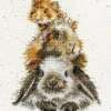Piggy in the Middle Counted Cross Stitch Kit by Bothy Threads XHD65