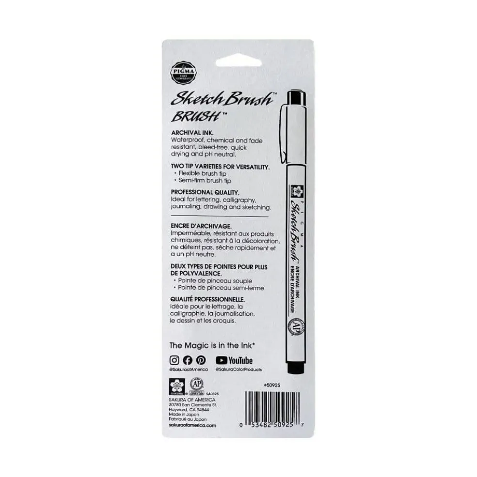 Pigma® Micron™ Brush & Sketch Brush Pen Set