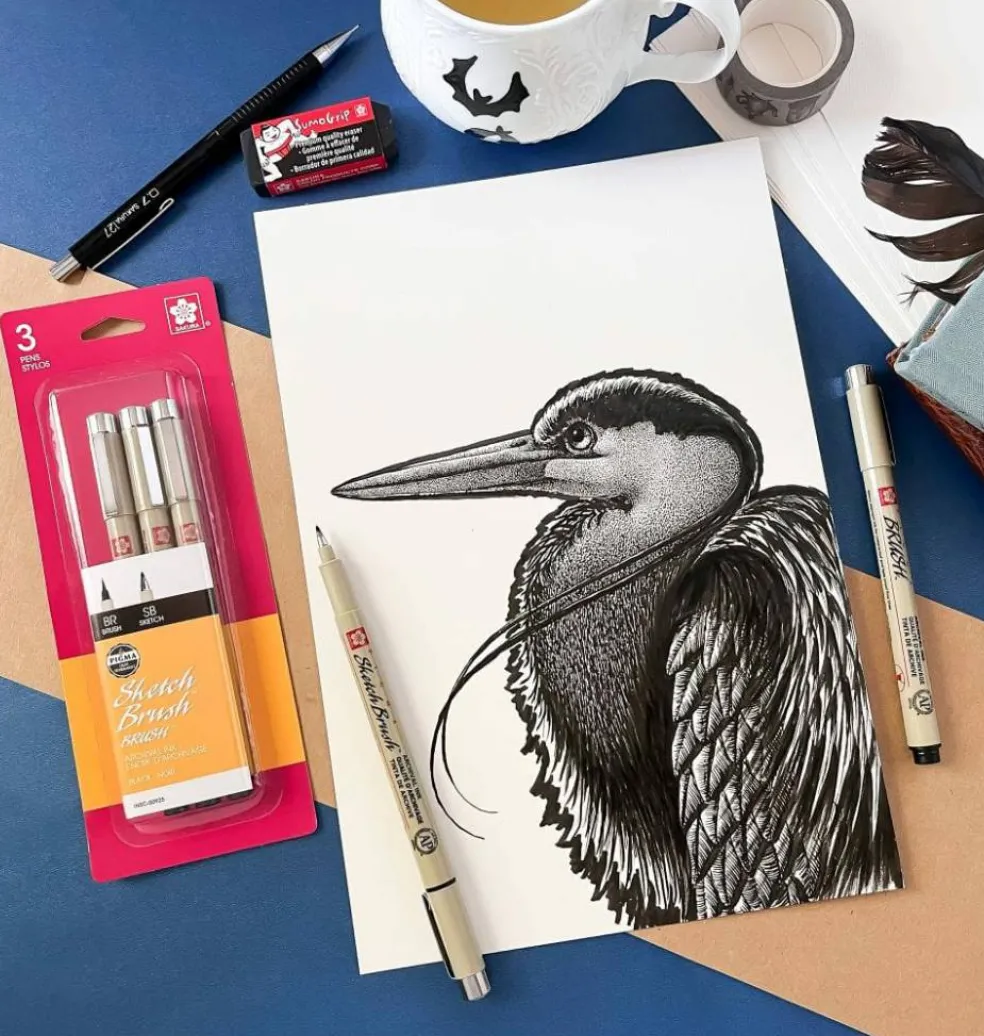 Pigma® Micron™ Brush & Sketch Brush Pen Set