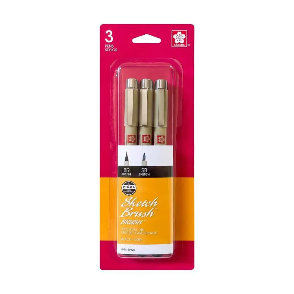 Pigma® Micron™ Brush & Sketch Brush Pen Set