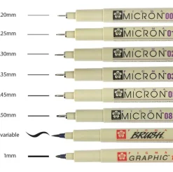 Pigma® 8 Pen Set, Black