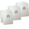 Pinch Bottom Paper Bags, 8.5" x 11", White, 50 Per Pack, 3 Packs