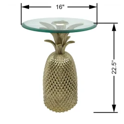 22.5" Pineapple Accent Table by Ashland®