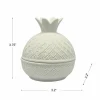 3.75" Pineapple DIY Ceramic Trinket Box with Lid by Make Market®