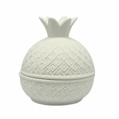 3.75" Pineapple DIY Ceramic Trinket Box with Lid by Make Market®