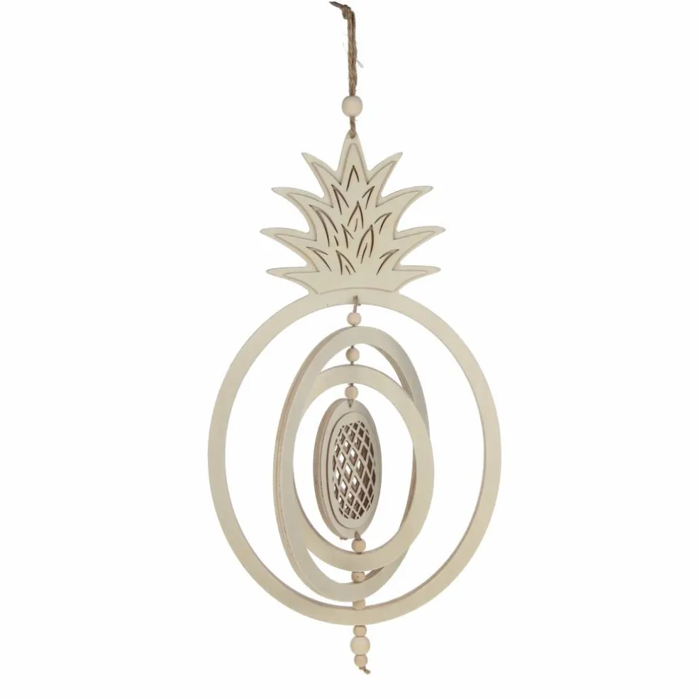 16" Pineapple DIY Plywood Wind Spinner Décor by Make Market®