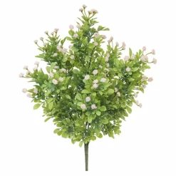 19" Pink Baby's Breath & Boxwood Bush by Ashland®