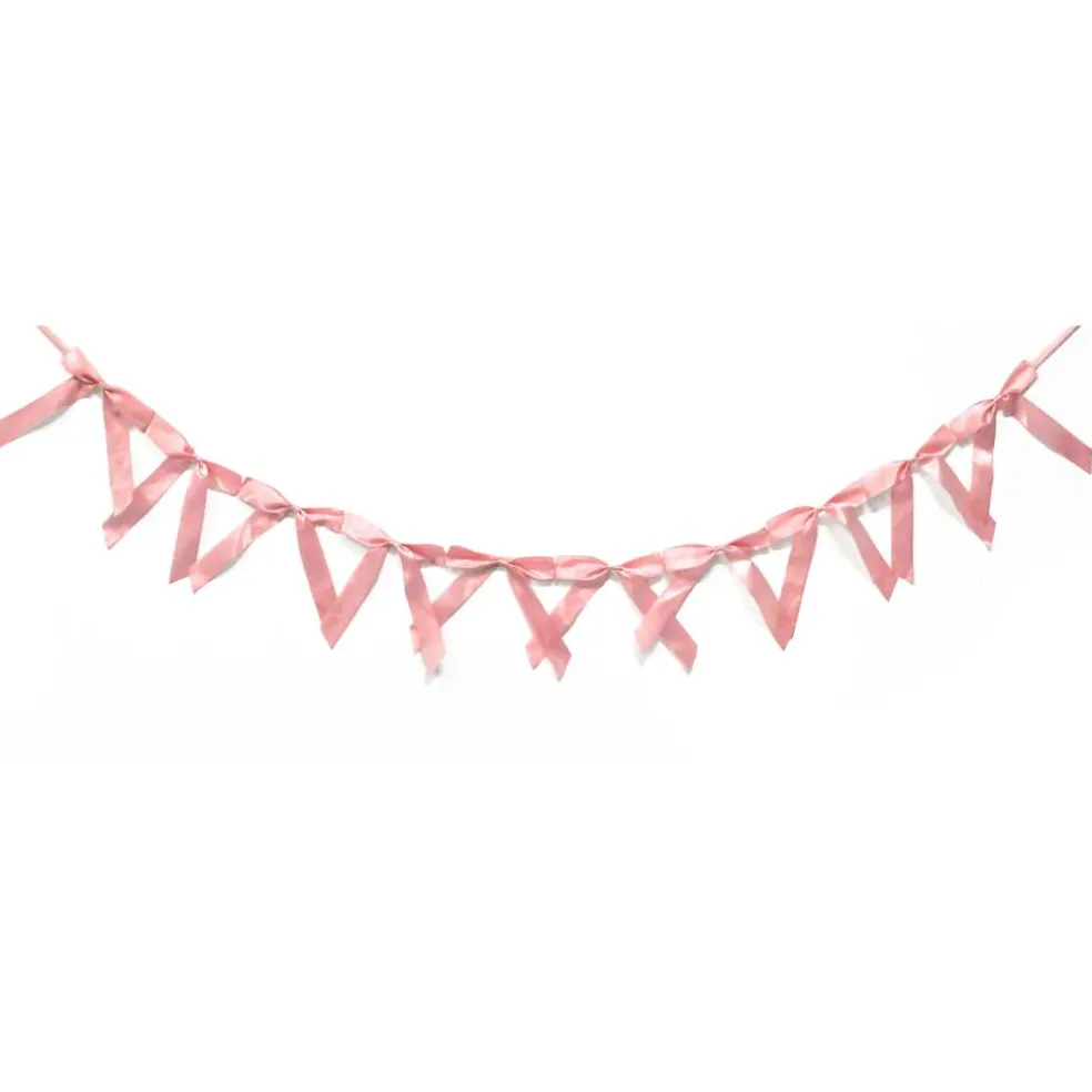 7.75" Pink Bow Banner by Celebrate It™