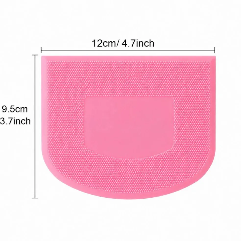 Pink Cake Scraper & Icing Smoother | Buttercream, Frosting & Cake Decorating Tool