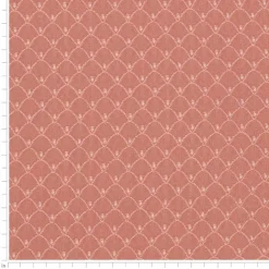 Pink Fade Resistant Abstract Small Scale Woven Pattern Upholstery Fabric by The Yard - SKU: Jefferson Rose
